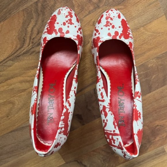 Ten Thirty One Blood Spattered High Heel Stilettoes - Picture 3 of 5